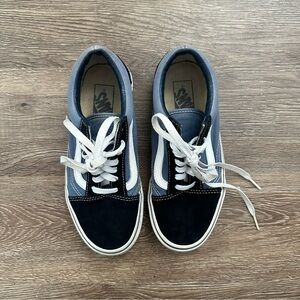 Vans Old Skool Blue and Black Low Top Shoes